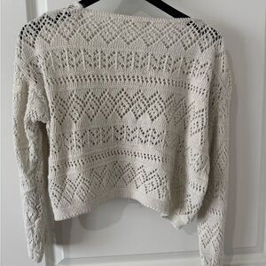 Elegant Cream Knit Sweater